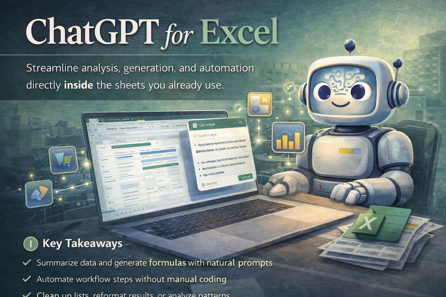 ChatGPT integration in an Excel workflow